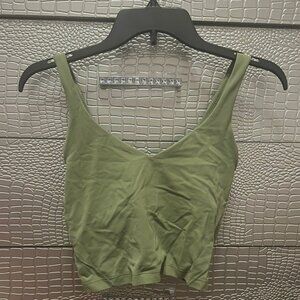 Lululemon Athletica Green Top with Breathable Fabric